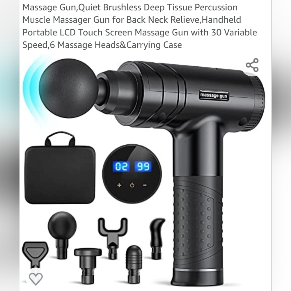 Massage Gun Percussion Muscle Massager - Picture 1 of 8